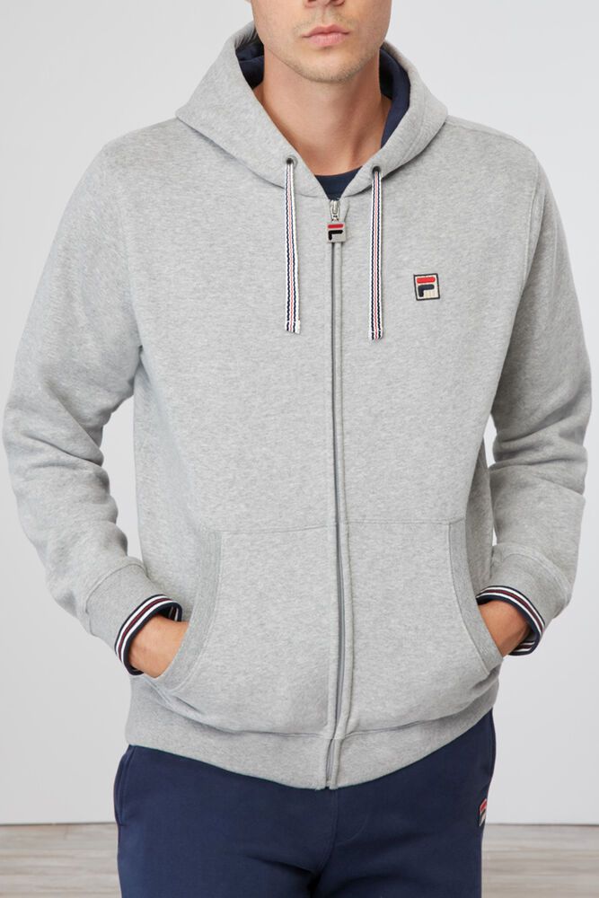 Fila Genser Herre Grå Tenconi Hooded 458071-MLY